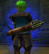 The complementary quiver of Wolt's Bow, as it is depicted attached to Wolt's back.