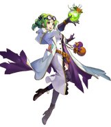 Artwork de L'Arachel:Dama de festival en Fire Emblem Heroes por Konfuzi Kokon.