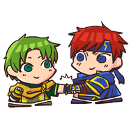 Lugh and Roy from the Fire Emblem Heroes guide.