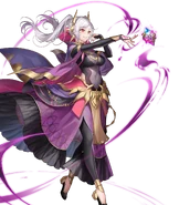 Artwork of Rearmed Robin from Fire Emblem Heroes by Mai Okuma.