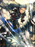 Artwork of Silas in Fire Emblem 0 (Cipher) by Megumi Nagahama.