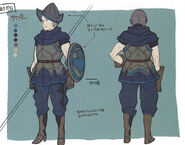 Concept art of a male Soldier from Fates