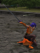 Mia wielding the Longsword in Path of Radiance.