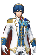 Marth en su traje de novio de Warriors.