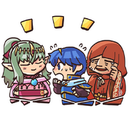 Tiki, Marth and Bantu from the Fire Emblem Heroes guide.