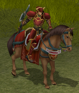 Lombroso's battle model as an Axe Paladin in Radiant Dawn.