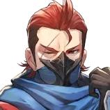 Saizo's portrait from Heroes.