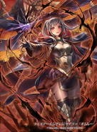 Artwork of Female Robin of the Future and Grima in Fire Emblem 0 (Cipher) by cuboon.