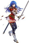 Caeda's damaged artwork from Heroes