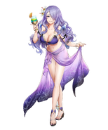 Artwork of Camilla (A Sketchy Summer) from Fire Emblem Heroes by Mikuro.