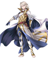 Artwork of Resplendent Male Corrin from Fire Emblem Heroes by Saori Toyota.