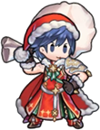 Chrom's sprite as the Gifted Leader in Heroes.