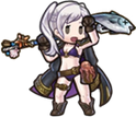 Sprite of Seaside Tactician Robin from Heroes.