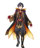 Artwork of Resplendent Male Morgan from Fire Emblem Heroes.