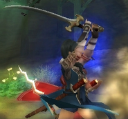 Ayra wielding Balmung in Awakening.