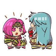 Eirika and Neimi from the Fire Emblem Heroes guide.