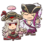 Veronica and Xander from the Fire Emblem Heroes guide.