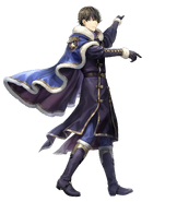 Artwork of Berkut: Debonair Noble from Fire Emblem Heroes by Tomoyo Asatani.