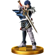 Chrom's trophy from Super Smash Bros. for Wii U.