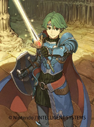 Artwork of Alm for Fire Emblem 0 (Cipher) by Hidari.