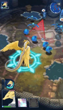 Tiki using Breath of Fog in Dragalia Lost.