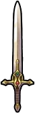 Sprite of the Royal Sword from Fire Emblem Heroes.