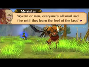 Morristan in battle