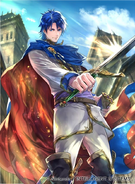 Artwork of Sigurd in Fire Emblem 0 (Cipher) by Rika Suzuki.