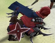 Saizo wielding Saizo's Star.