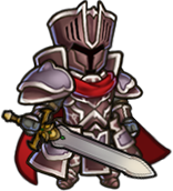 The Black Knight's sprite in Heroes.