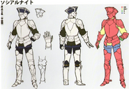 Concept artwork of the male Cavalier class from Fire Emblem: Three Houses.