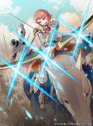 Artwork of Leonie in Fire Emblem 0 (Cipher) by 40Hara.