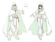 Concept artwork of the Bishop class from Path of Radiance.