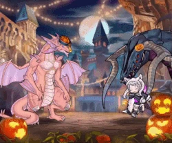 Grima attacking with Moonless Breath.