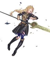 Artwork of Ingrid from Fire Emblem Heroes by Nishiki Areku