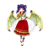 Artwork of Devoted Myrrh in Fire Emblem Heroes by Amagaitaro.