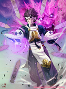 Ilustracion de Azama en Fire Emblem 0 (Cipher) por Ippe Soeta.