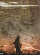 Artwork of Chrom looking over the remains of Grima in the Robin's Sacrifice ending.