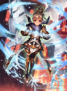 Artwork of Female Kana in Fire Emblem 0 (Cipher) by cuboon.