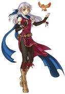 Artwork officiel de Micaiah dans Radiant Dawn