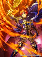 Artwork of Roy in Fire Emblem 0 (Cipher) by Senri Kita.