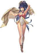 Artwork of Tana (Summer's Arrival) from Fire Emblem Heroes by cuboon.