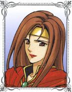 A portrait of Altena from the Thracia 776 Illustrated Works.