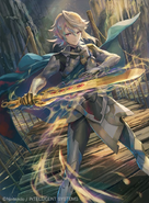 Artwork of Male Corrin in Fire Emblem 0 (Cipher) by BISAI.
