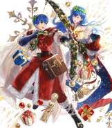 Artwork of Marth and Elice as the Royal Altean Duo from Fire Emblem Heroes by Mayo.