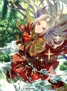 Artwork of Edelgard in Fire Emblem 0 (Cipher) by Rika Suzuki.