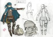 Concept artwork of the female variant of the Thief class from Awakening.