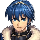 Marth's Hero-King portrait from Heroes.