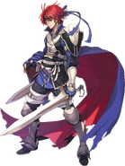 Ilustraciones del DLC de Roy de Fire Emblem Awakening por Kimihiko Fujisaka.