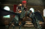 Sully's battle model as a Wyvern Rider in Awakening.